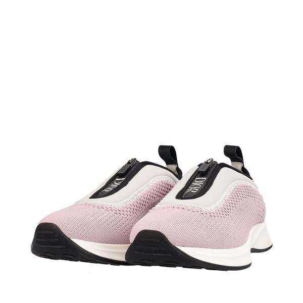 DIOR Fabric Knit/Neoprene B25 Sneakers Pink | Luxity