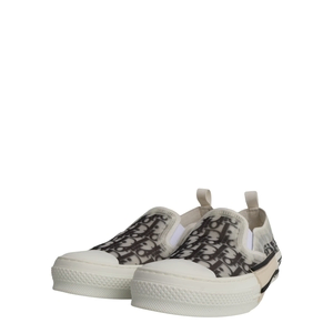 Oblique Canvas B23 Slip On Sneakers White/Grey