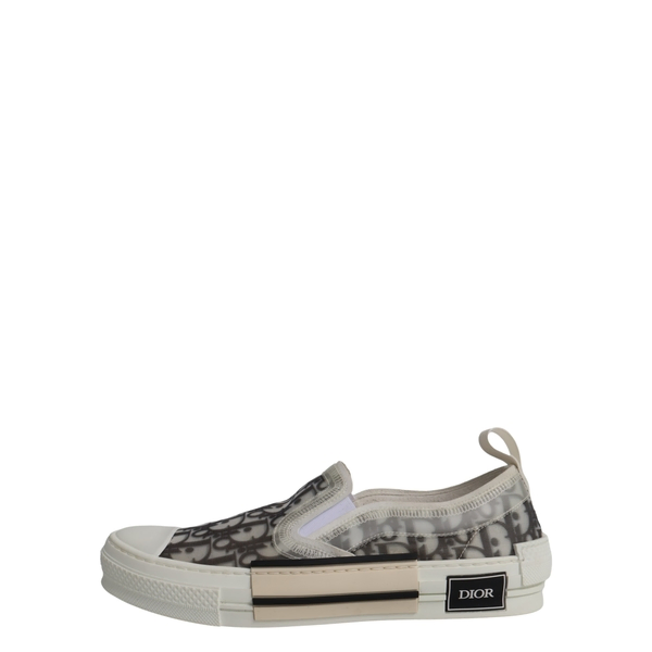 Oblique Canvas B23 Slip On Sneakers White/Grey