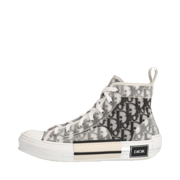 Technical Canvas B23 High Top Sneakers Black/White