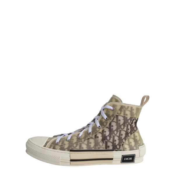 Technical Canvas B23 High Top Sneakers White/Black