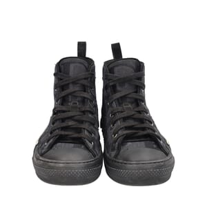 Oblique Maxi Dior B23 High Top Sneakers Black, view 3