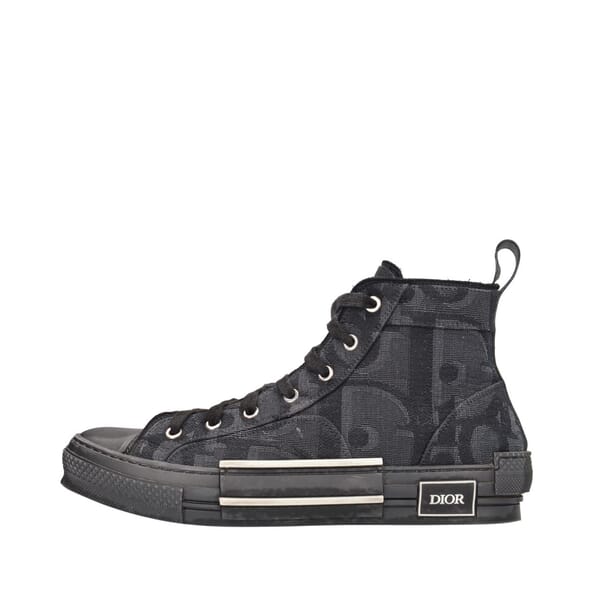 Oblique Maxi Dior B23 High Top Sneakers Black