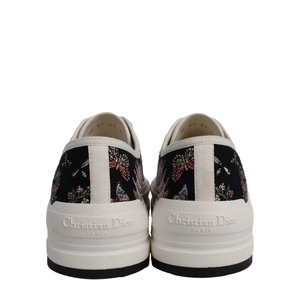 Canvas Walk'n'Dior Floral Platform Sneakers Black, view 4