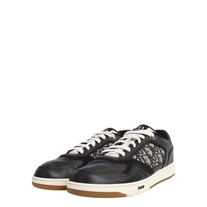 Leather Oblique B27 Uptown Sneakers Black