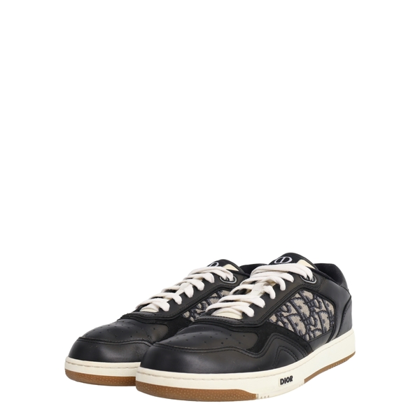Leather Oblique B27 Uptown Sneakers Black