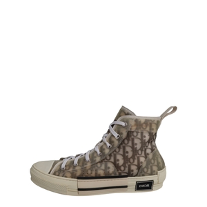 Oblique B23 High Top Sneakers Black/White, view 2