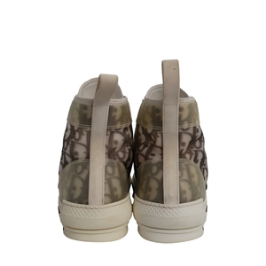 Oblique B23 High Top Sneakers Black/White, view 5