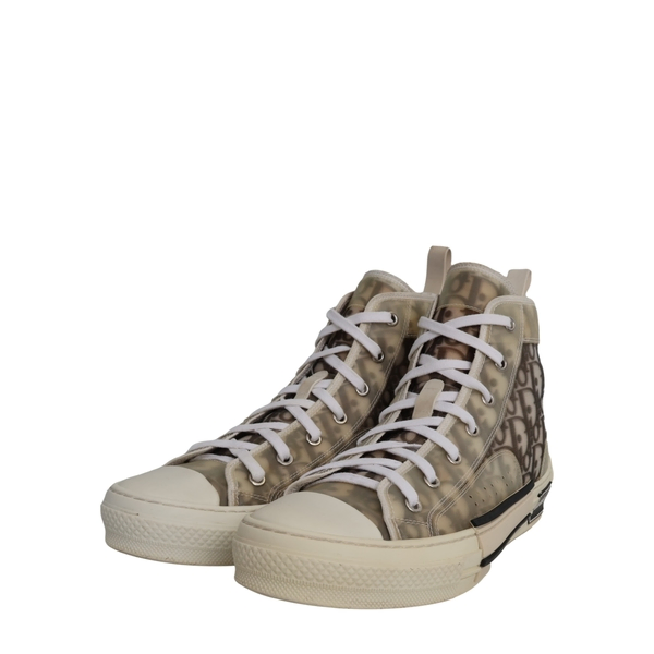 Oblique B23 High Top Sneakers Black/White