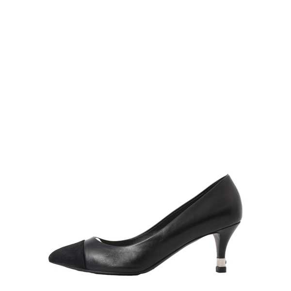 Leather/Suede Pumps Black
