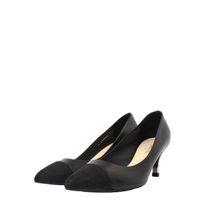 Leather/Suede Pumps Black