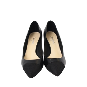 Leather/Suede Pumps Black, view 4