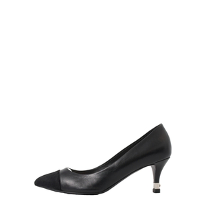Leather/Suede Pumps Black, view 2