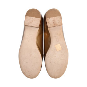 Patent Leather Chain Loafers Gold, view 5