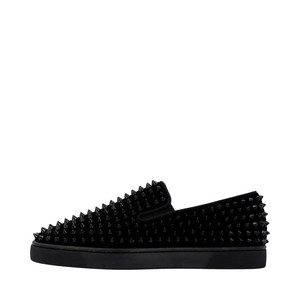 https://dbiyorq10n2b9.cloudfront.net/product-images/CSHOCL0251/CHRISTIAN-LOUBOUTIN-Leather-Roller-Boat-Slip-On-Sneakers-Black_1.jpg.webp