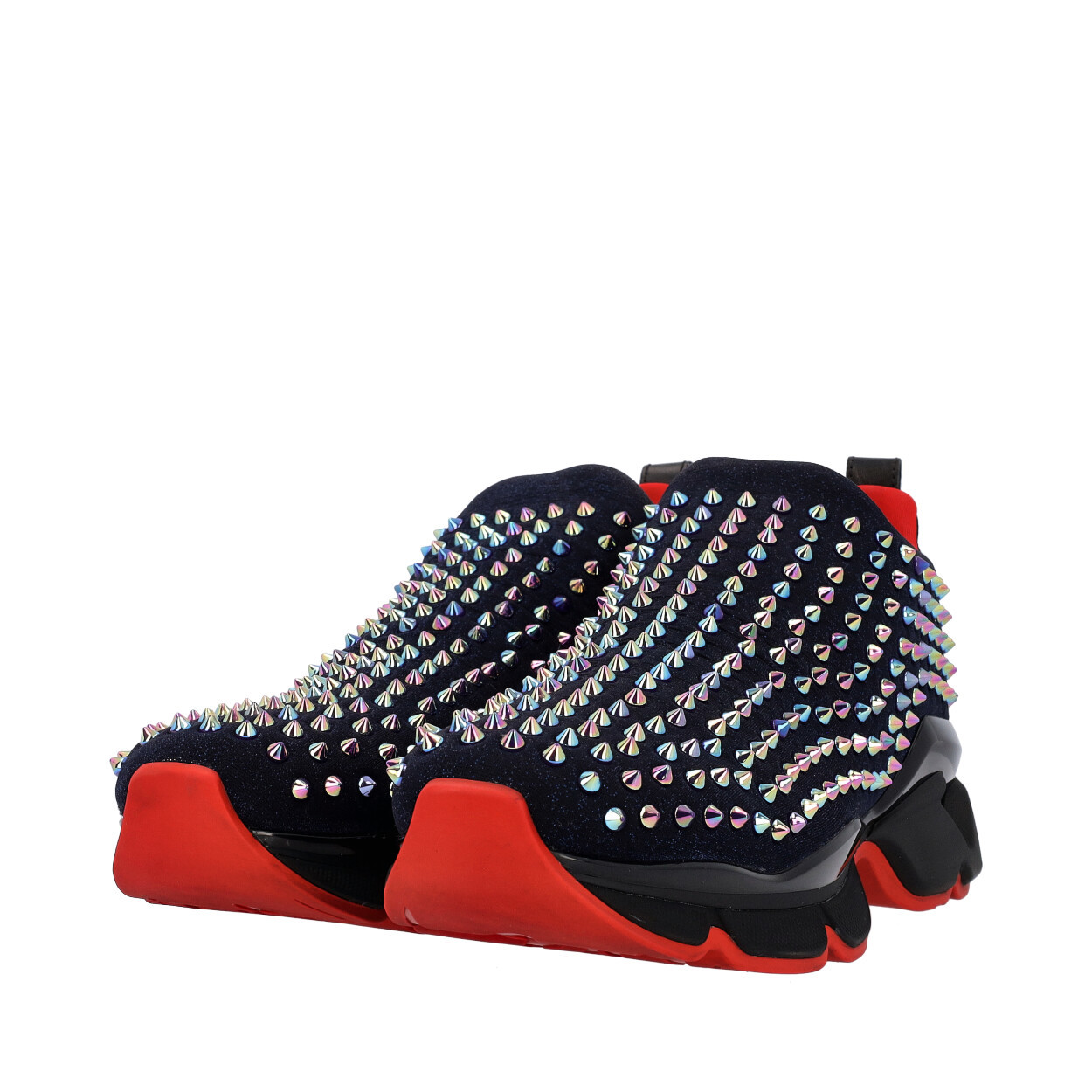 CHRISTIAN LOUBOUTIN Neoprene Spikes Sock Sneakers Multicolour | Luxity