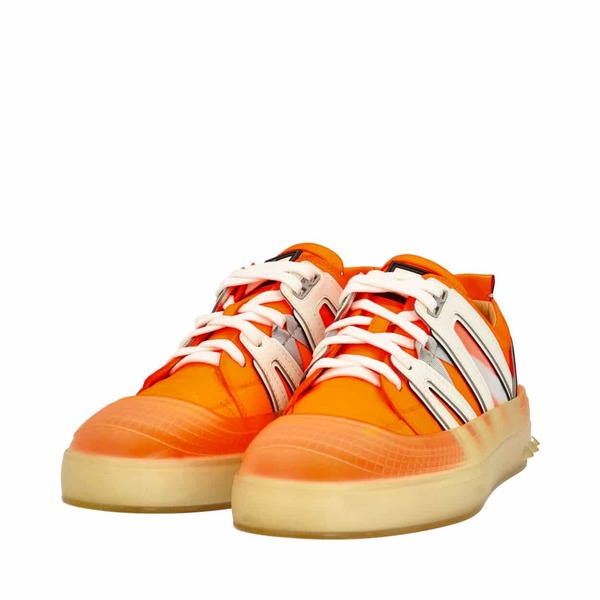 Leather/Rubber Vida Viva Sneakers Neon Orange
