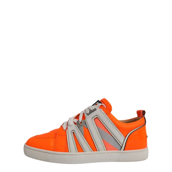 Leather/Rubber Vida Viva Sneakers Neon Orange