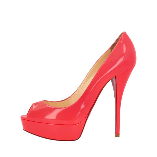 Patent Very Prive Pumps Neon Pink