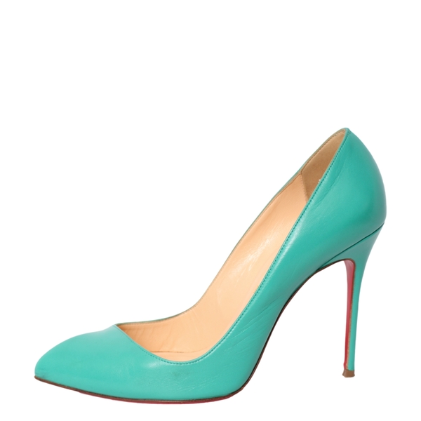 Patent Corneille Pumps Turquoise