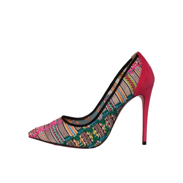 Mixed Material Hippie Follies Pumps Multicolour