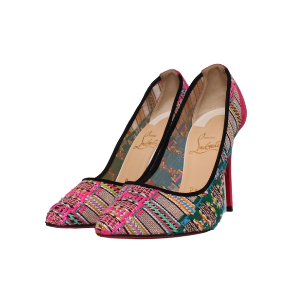 Mixed Material Hippie Follies Pumps Multicolour
