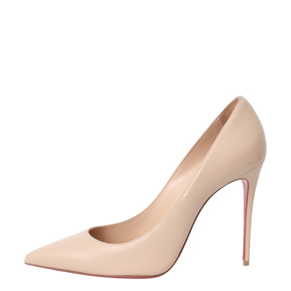 Leather Kate Pumps Nude