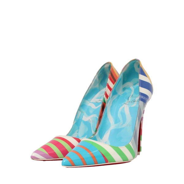 Patent Grand Bain So Kate Pumps Multi/Lin Blue White