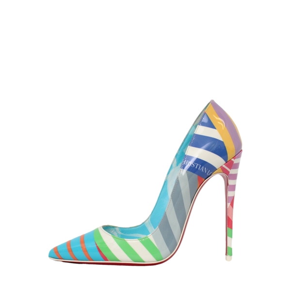 Patent Grand Bain So Kate Pumps Multi/Lin Blue White