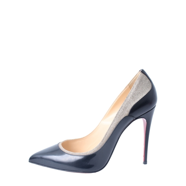 Patent/Glitter Fluo Tucsick Pumps Black