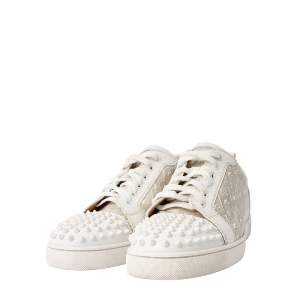 Leather Louis Junior Spikes Sneakers White