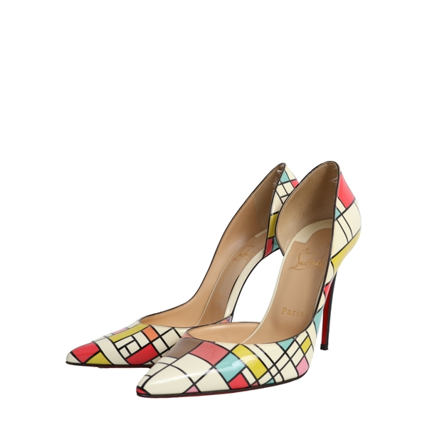 CHRISTIAN LOUBOUTIN Patent Iriza Cube Pumps Multicolour | Luxity