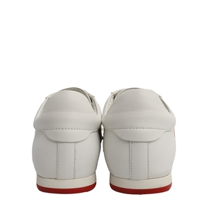 Leather/Suede My K Sneakers White/Red, view 4