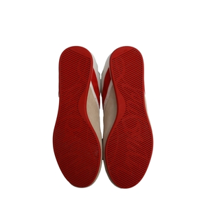 Leather/Suede My K Sneakers White/Red, view 5