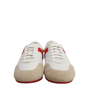 Leather/Suede My K Sneakers White/Red, view 2
