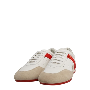 Leather/Suede My K Sneakers White/Red