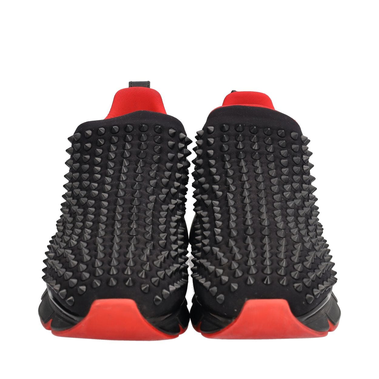 Christian Louboutin - si_no CHRISTIAN LOUBOUTIN Neoprene Donna Spike Sneakers Black | Luxity