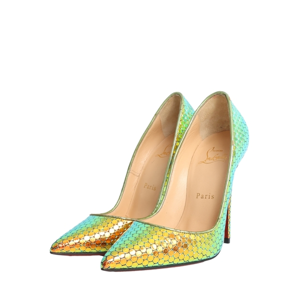 Leather Specchio Ruche Pigalle Follies Pumps Multicolour