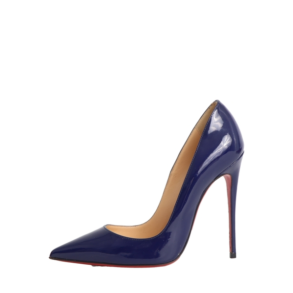 Patent Leather Pumps Indigo