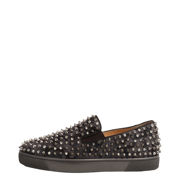 Flannel Dandelion Spikes Loafers Black/Grey