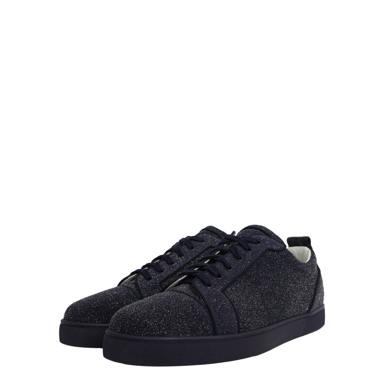 Suede/Glitter Louis Junior Sneakers Navy