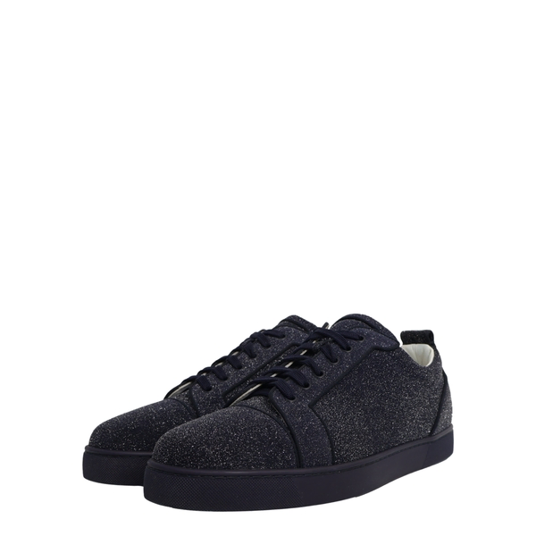 Suede/Glitter Louis Junior Sneakers Navy