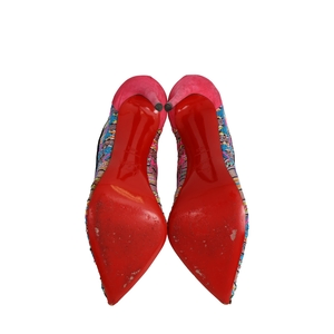 Mixed Material Hippie Follies Pumps Multicolour, view 5