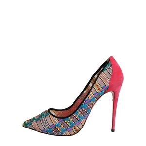 Mixed Material Hippie Follies Pumps Multicolour, view 2
