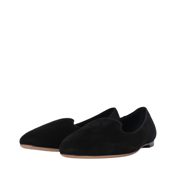 Velvet Loafers Black
