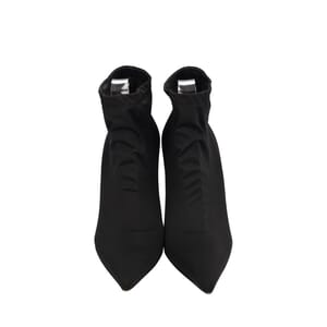Stretch Jersey Ankle Boots Black, view 3