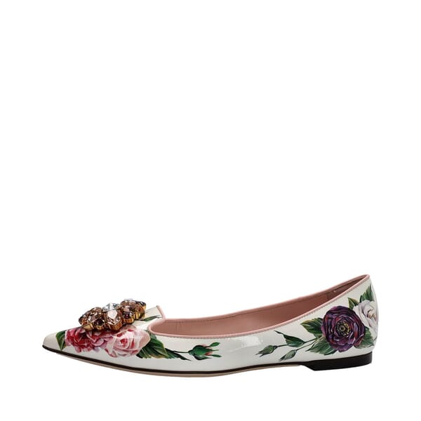 Patent Floral Bellucci Ballet Flats Multicolour