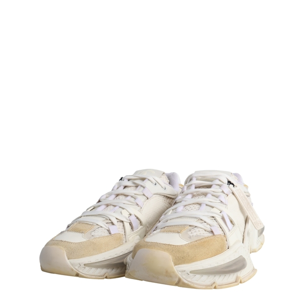 Mixed Material Airmaster Sneakers White