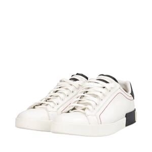 Leather Portofino Sneakers White