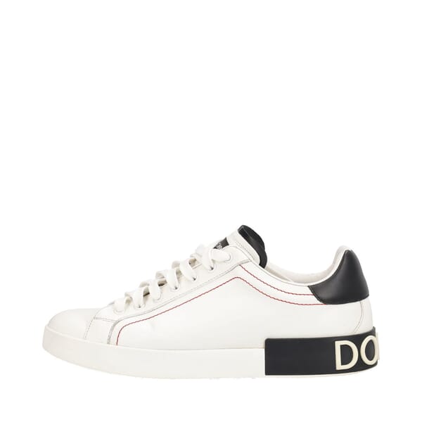 Leather Portofino Sneakers White